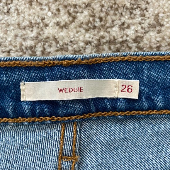 Levi’s Wedgie Straight Leg Jeans Size 26 - Picture 5 of 10
